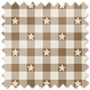 Whaley Great, Gingham Star Sand - Roller Blind